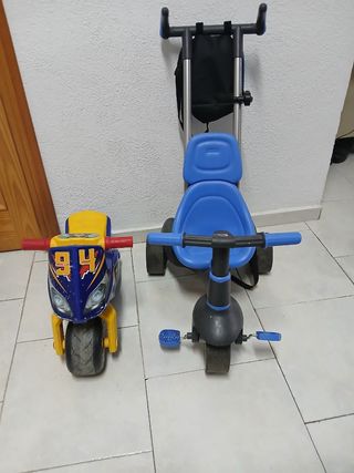 Moto y Triciclo Infantil
