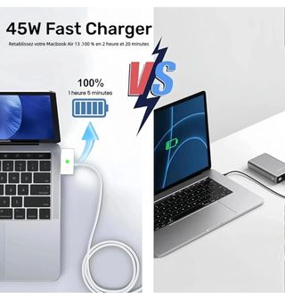 Cargador Lerobo 45W MacBook Air T-Tip