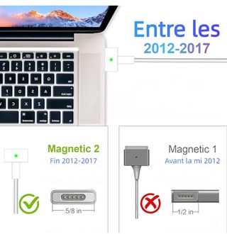 Cargador Lerobo 45W MacBook Air T-Tip