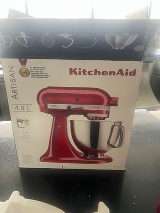 KitchenAid Roja Artisan con Accesorios