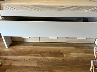 Dormitorio nido blanco y madera NUEVO