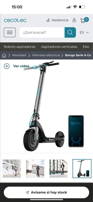 Patinete Eléctrico Cecotec Bongo Serie A