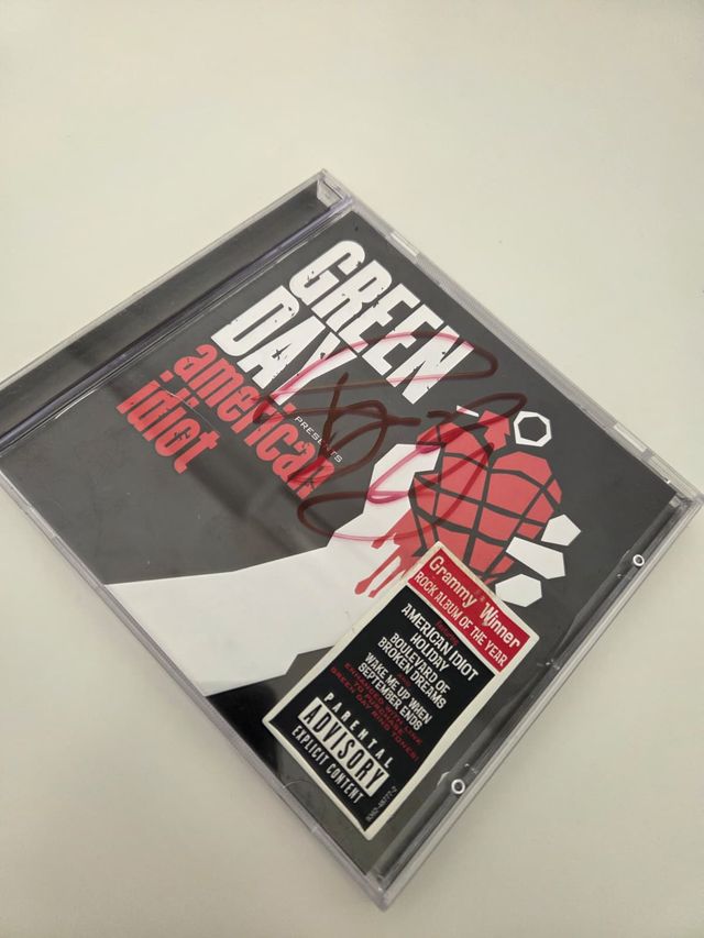 Green Day American Idiot CD Firmato Billie Joe Arm