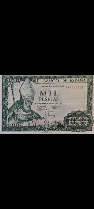 Billete 1000 Pesetas 1965