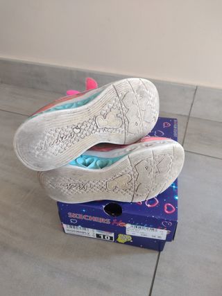 Scarpe Skechers bambina rosa con luci