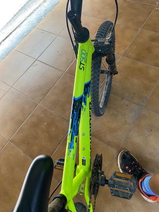 Bicicleta infantil Rockrider verde