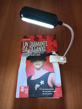 Lampada da lettura portatile con clip