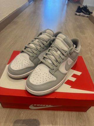 Nike Dunk Cinza e Branco Original