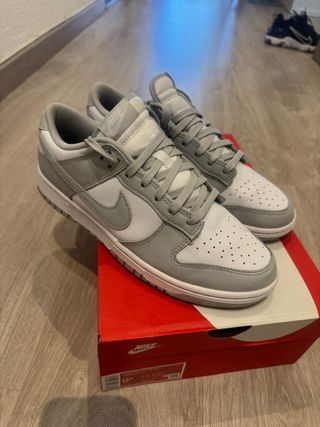 Nike Dunk Cinza e Branco Original