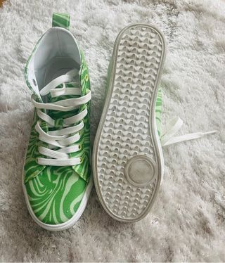 Botines en tonos verdes