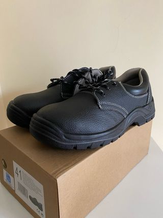 Zapatos de Seguridad Negros Sin Estrenar