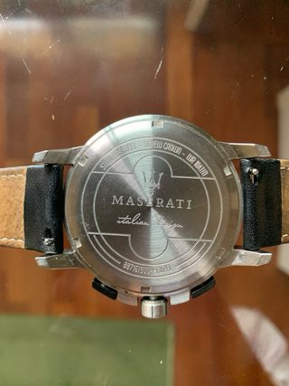 Reloj Maserati Ingegno Hombre Negro con caja