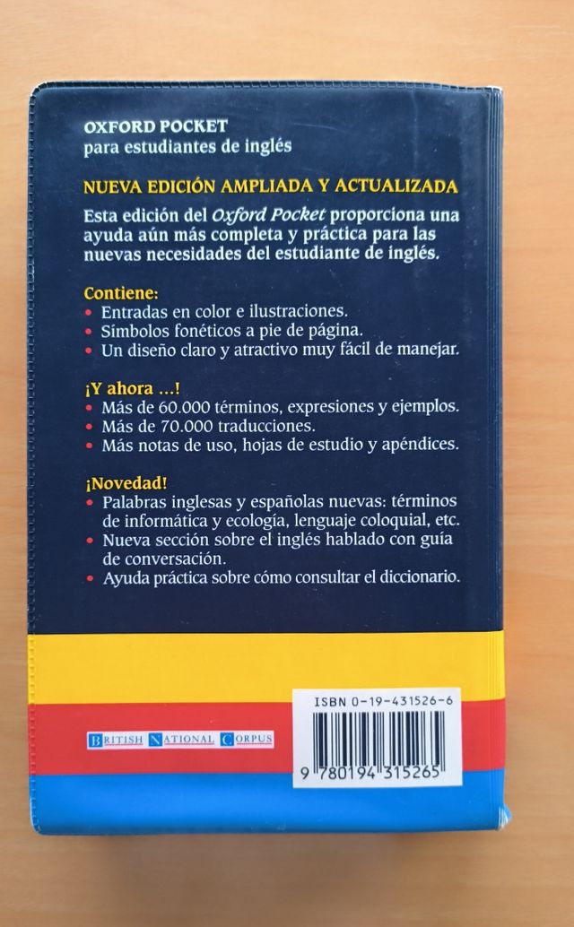 Dicionario escolar de inglés