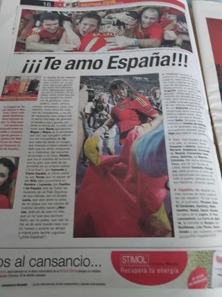 Periodico de España campeón de eurocopa 2008