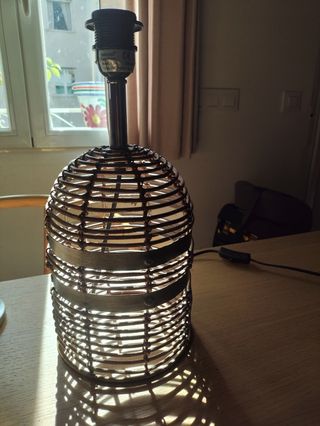 Lámpara de Mimbre Maisons du Monde