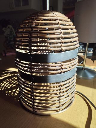 Lámpara de Mimbre Maisons du Monde