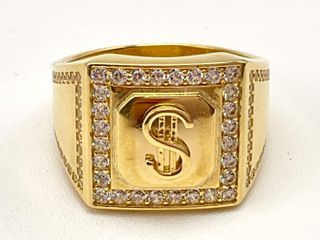 sello oro 18k t. 26 (21,01 mm)