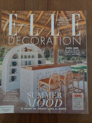 Lote 5 revistas decoración Elle Deco España
