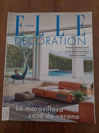 Lote 5 revistas decoración Elle Deco España