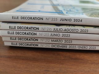 Lote 5 revistas decoración Elle Deco España