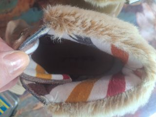 Botines charol marrones con cuña