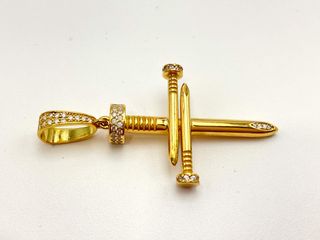 crucifijo oro 18k