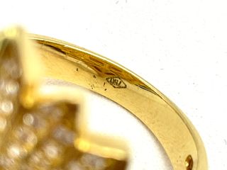 sello oro 18k con circonita t. 26 (21,01 mm)