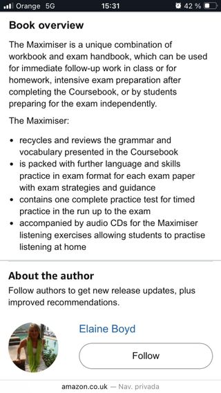 CAE Gold Plus Exam Maximiser audio CD