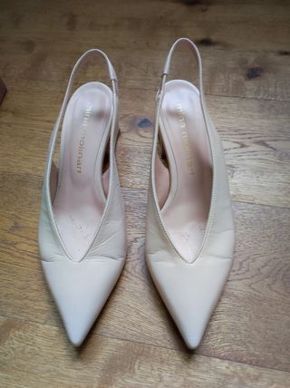 Decollete n. 38 Pazolini in cuoio made in Italy