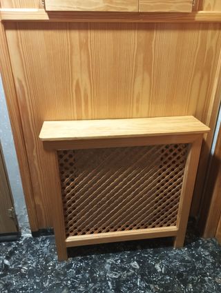 Entradita de madera con espejo