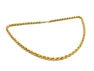 cadena oro 18k 25cm