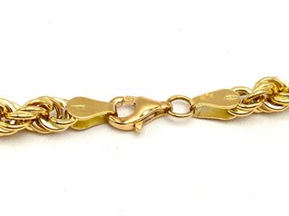 cadena oro 18k 25cm