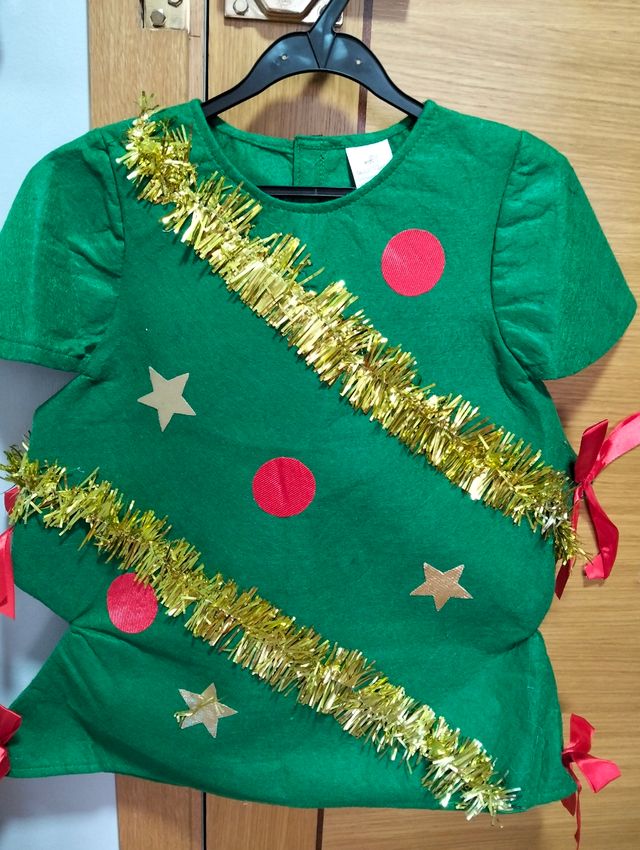Traje de Árvore de Natal para Crianças