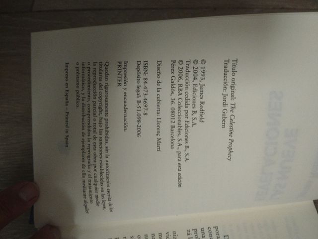 Las nueve revelaciones