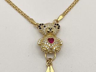 manita oro 18k con circonita