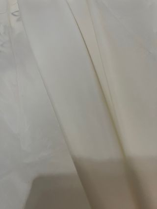 Dos patas de cortina de baño blancas