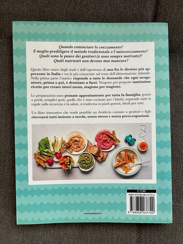 3 Libri Svezzamento Neonati pappe ricettario