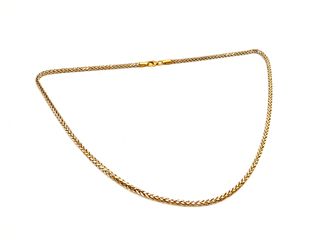 cadena oro 18k 22cm