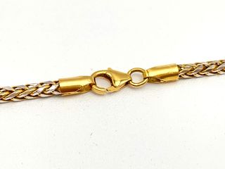 cadena oro 18k 22cm