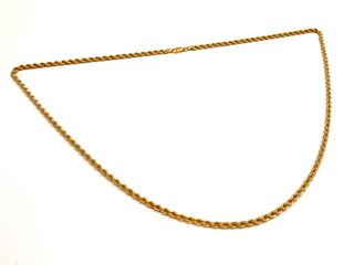 cadena oro 18k 29cm