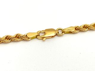 cadena oro 18k 29cm