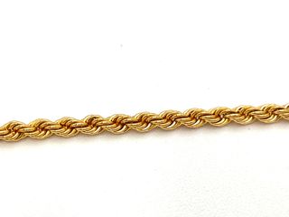 cadena oro 18k 29cm