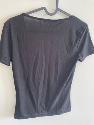 Blusa Koton manga corta escote cuadrado