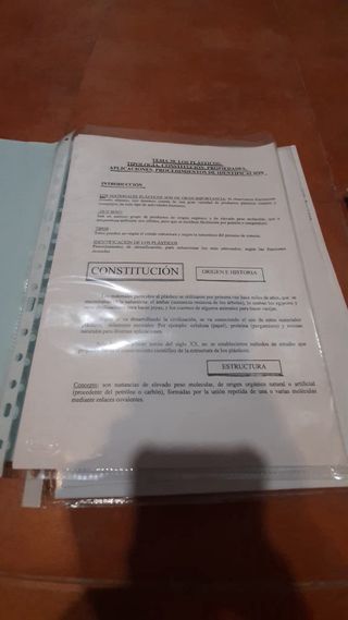 apuntes de oposición secundaria de Tecnología.