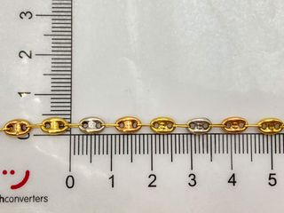 cadena oro 18k 25cm