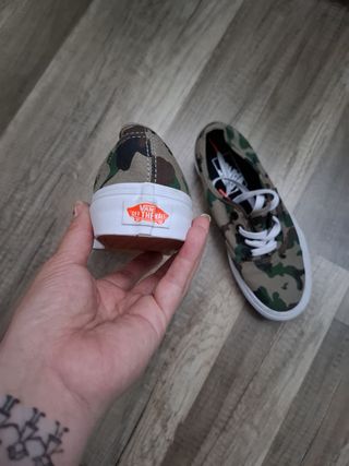Playeros Vans niño talla 35 camuflaje