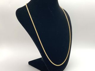 cadena oro 18k 30cm