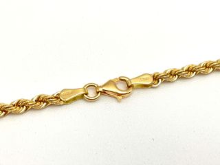cadena oro 18k 30cm