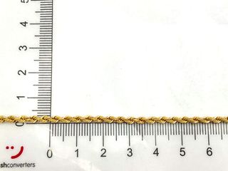 cadena oro 18k 30cm