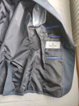 Traje Macson Azul Marino + camisa de regalo